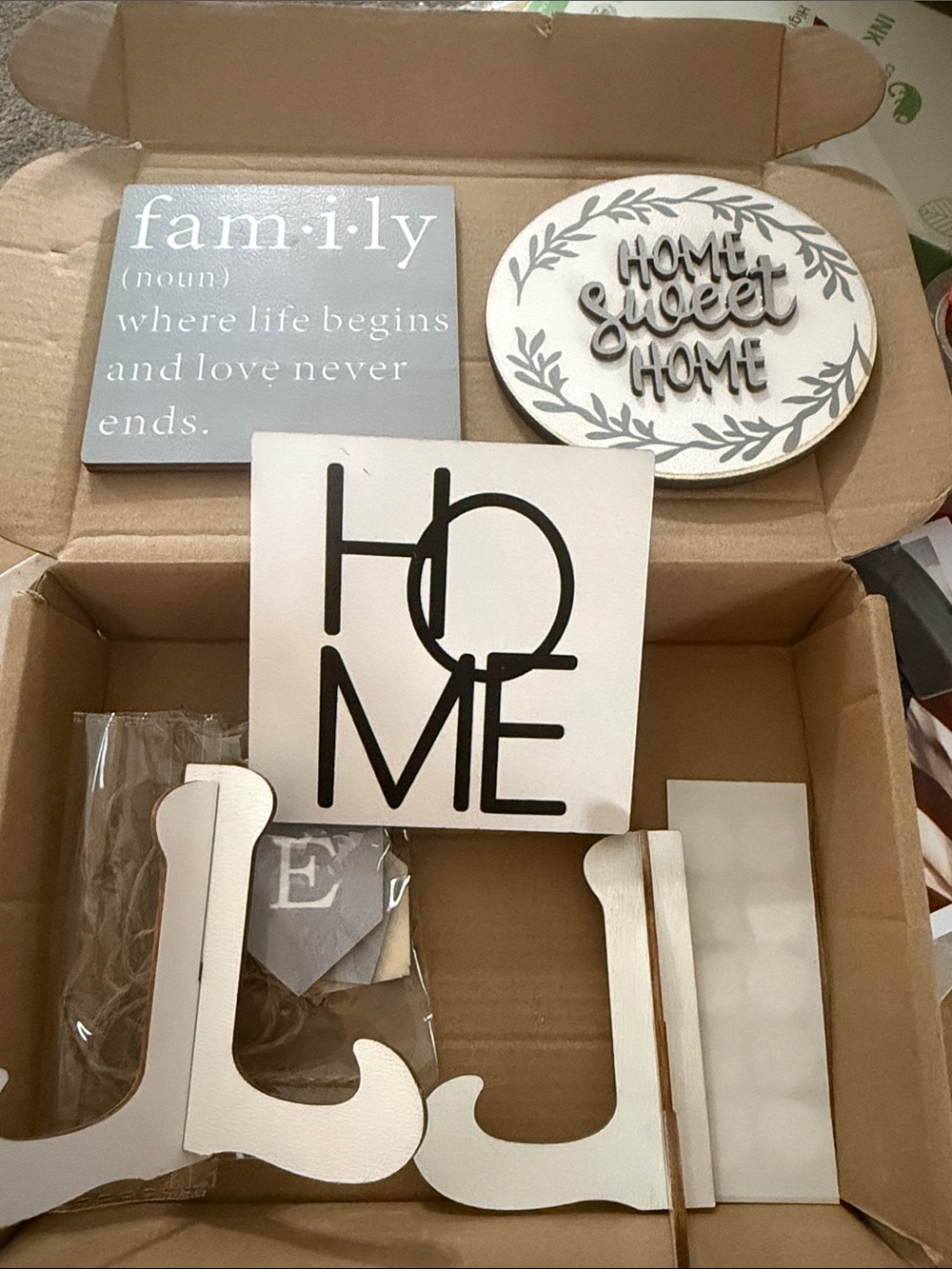 Neutral White & Gray Home Decor